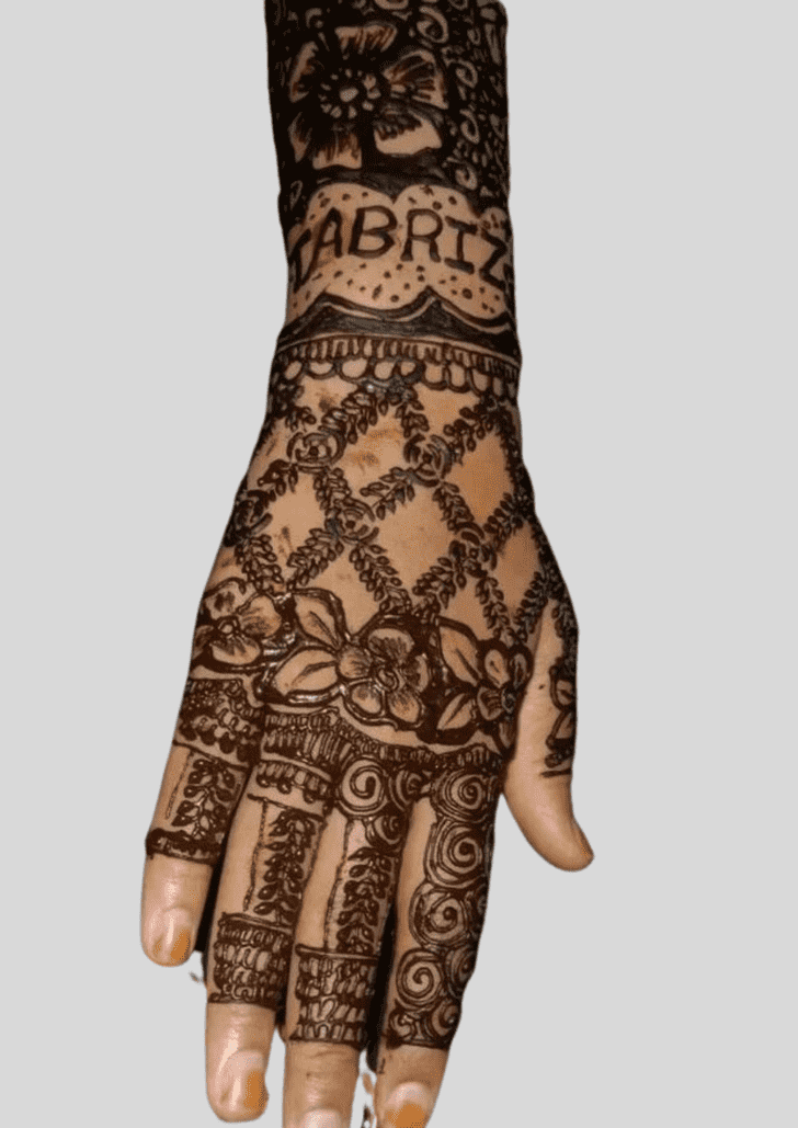 Dazzling Deepawali Henna Design