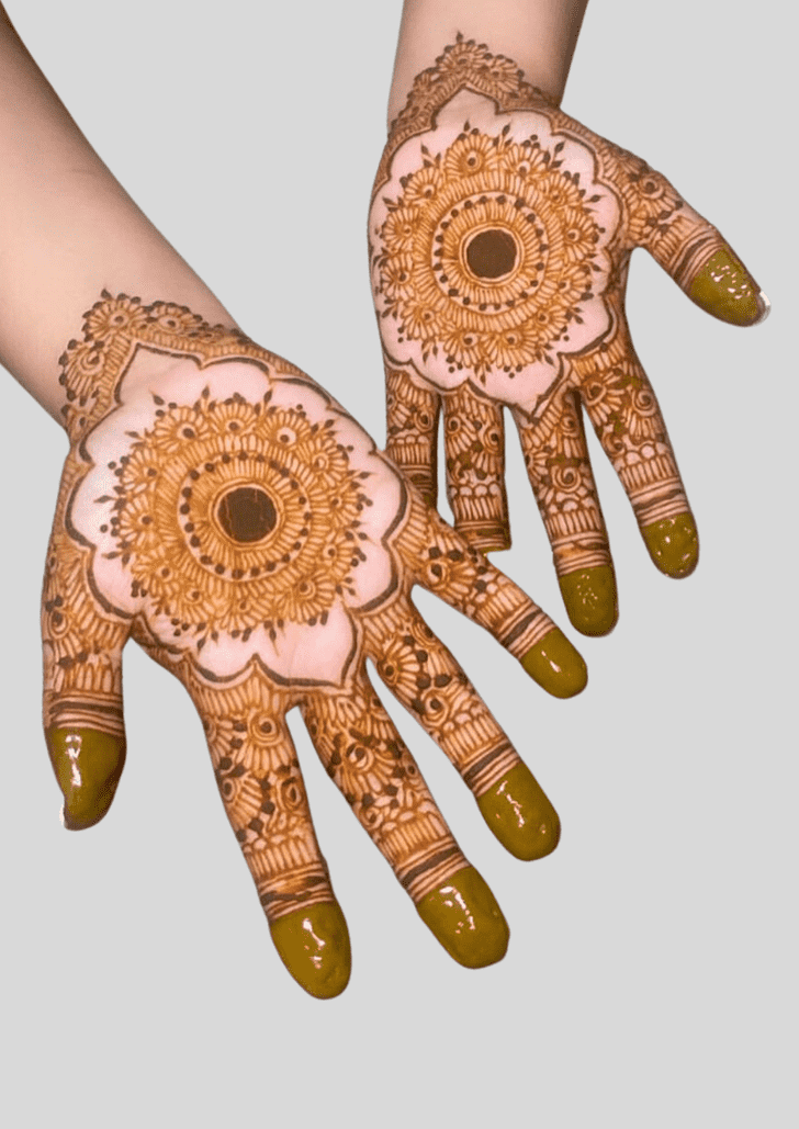 Marvelous Deepawali Henna Design