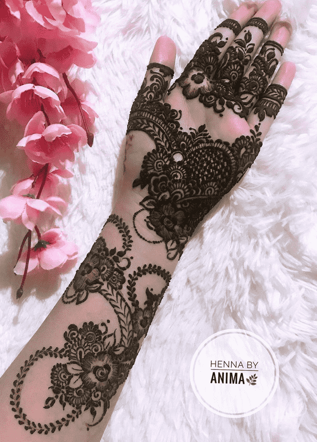 Angelic Dharamshala Henna Design