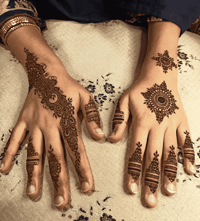 Marvelous Dharamshala Henna Design