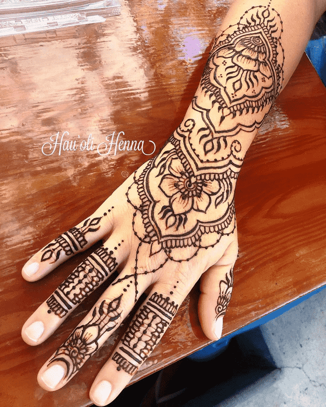 Nice Dharamshala Henna Design