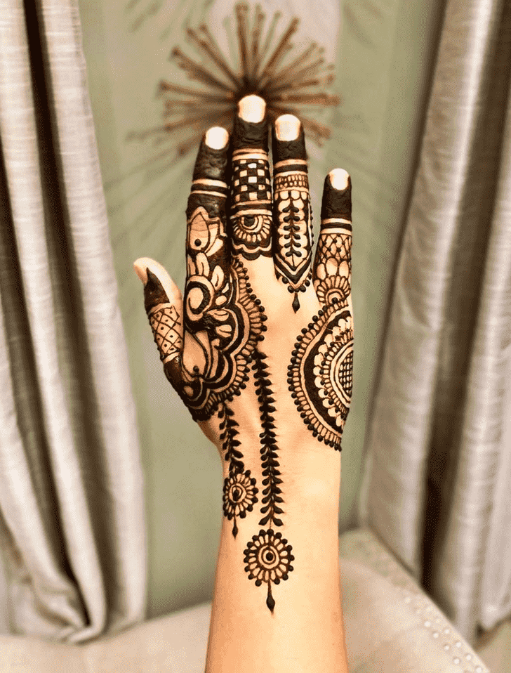 Arm Dharan Henna Design