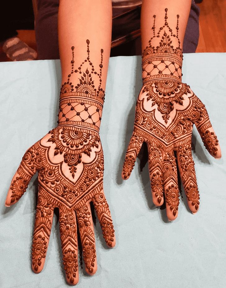 Nice Divine Henna design