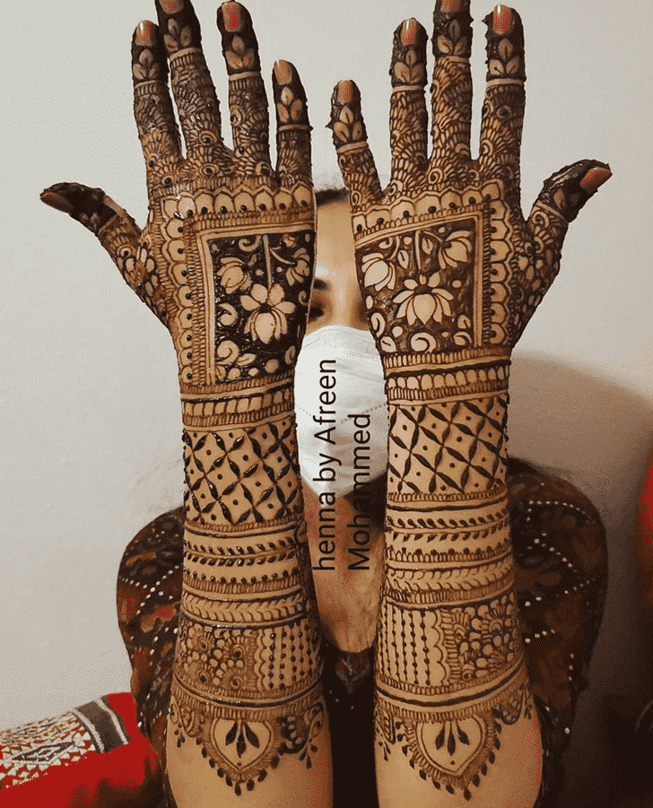 Appealing Dulhan Henna Design