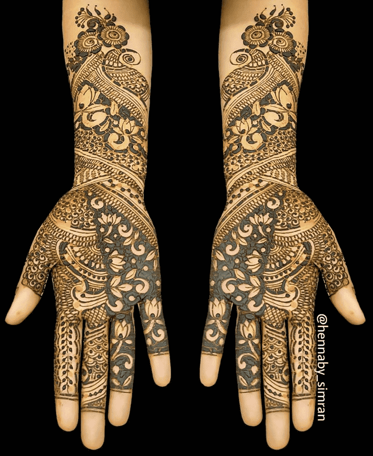 Dazzling Dulhan Henna Design