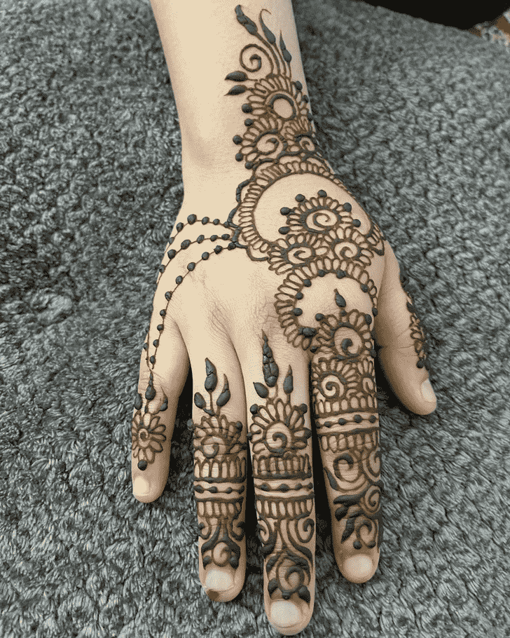 Good Looking Dulhan Henna Design