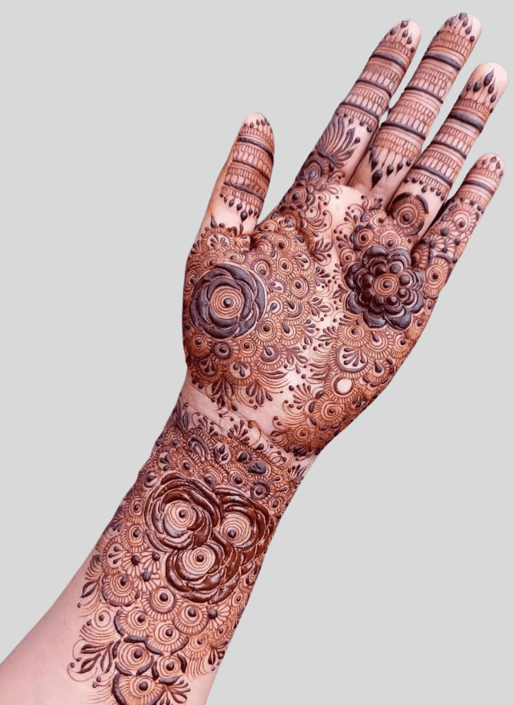 Fetching Durga Puja Henna Design