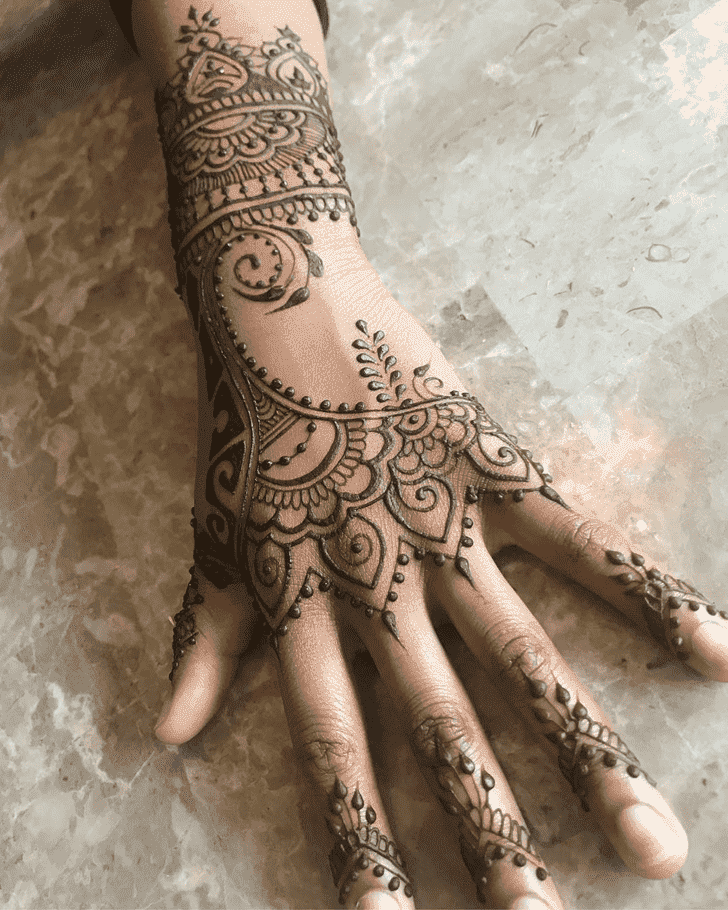 Cute Easter Henna Design