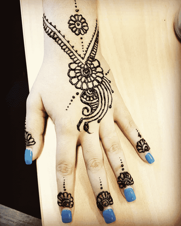 Excellent Easter Henna Design