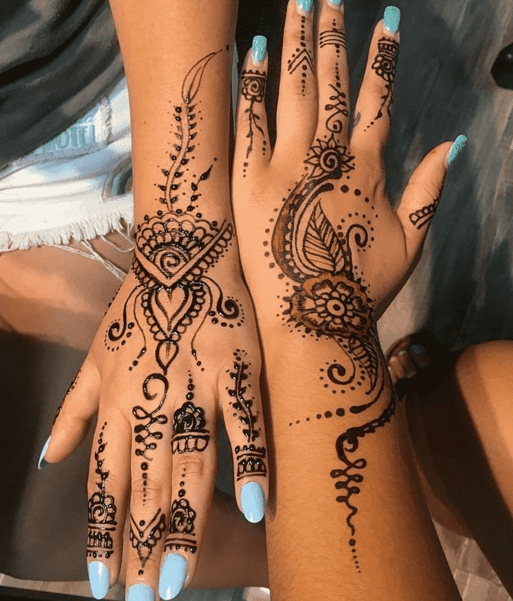 Gorgeous Easter Henna Design