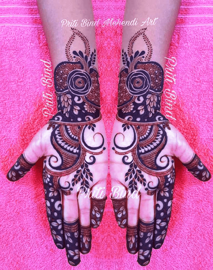 Delightful EID Henna Design