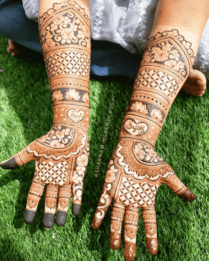 Arm EID Henna Design