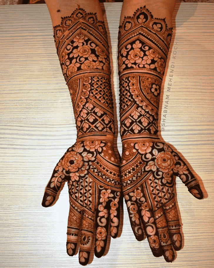 Elegant EID Henna Design