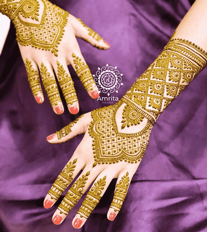 Gorgeous EID Henna Design