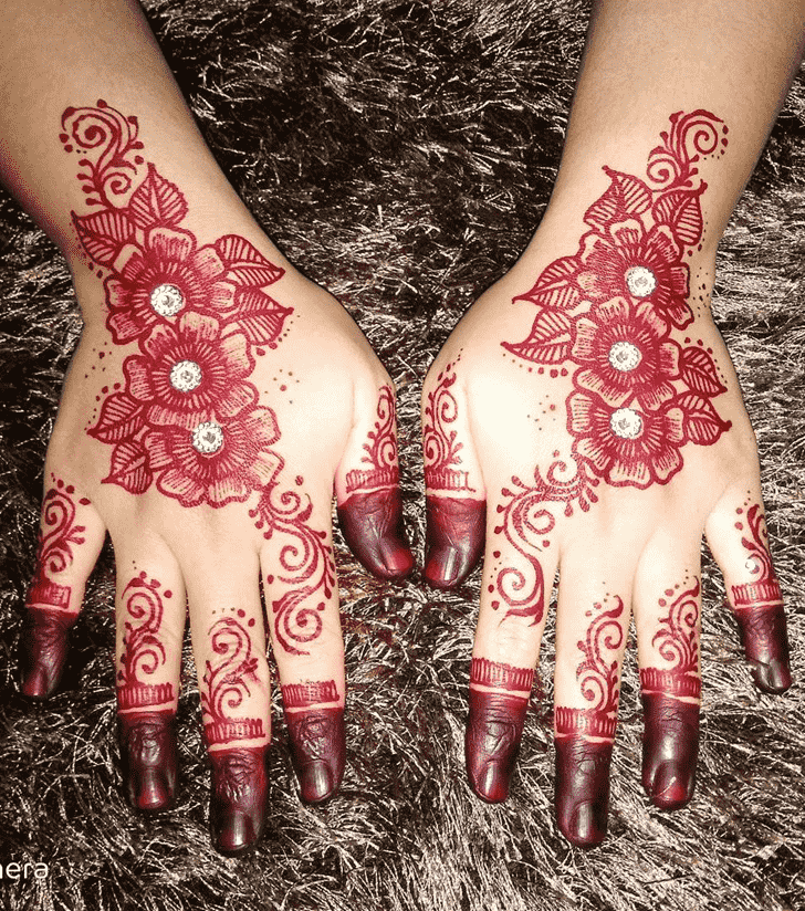 Radiant EID Henna Design