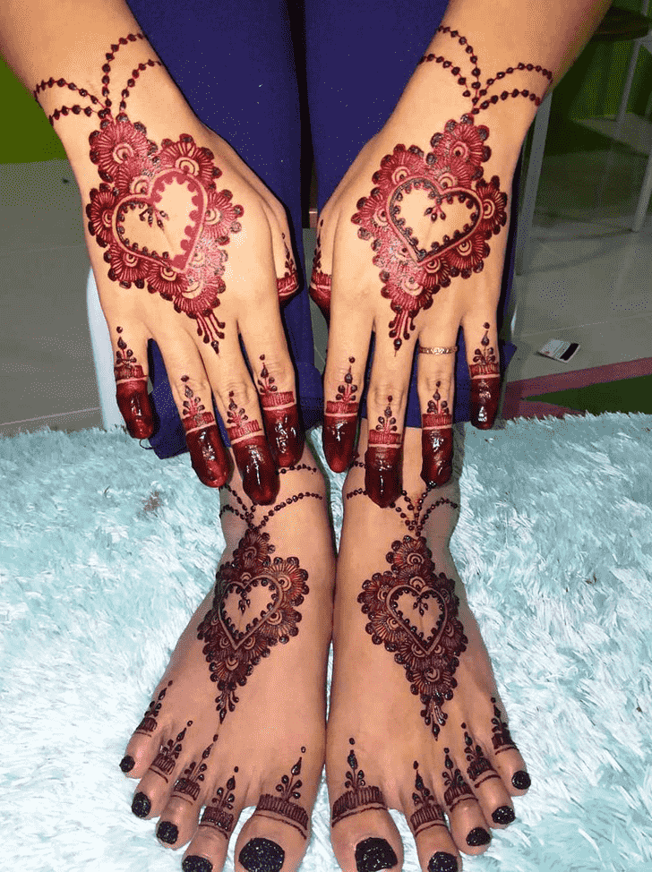 Resplendent EID Henna Design