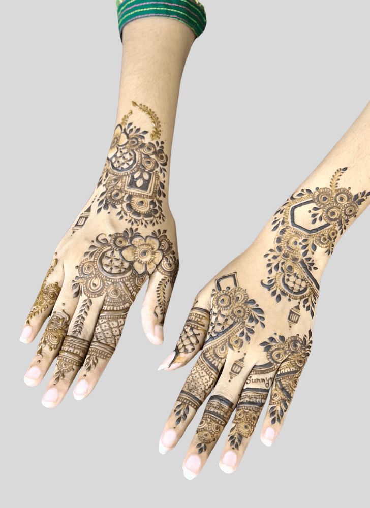 Charming Eid Ul Azha Henna Design