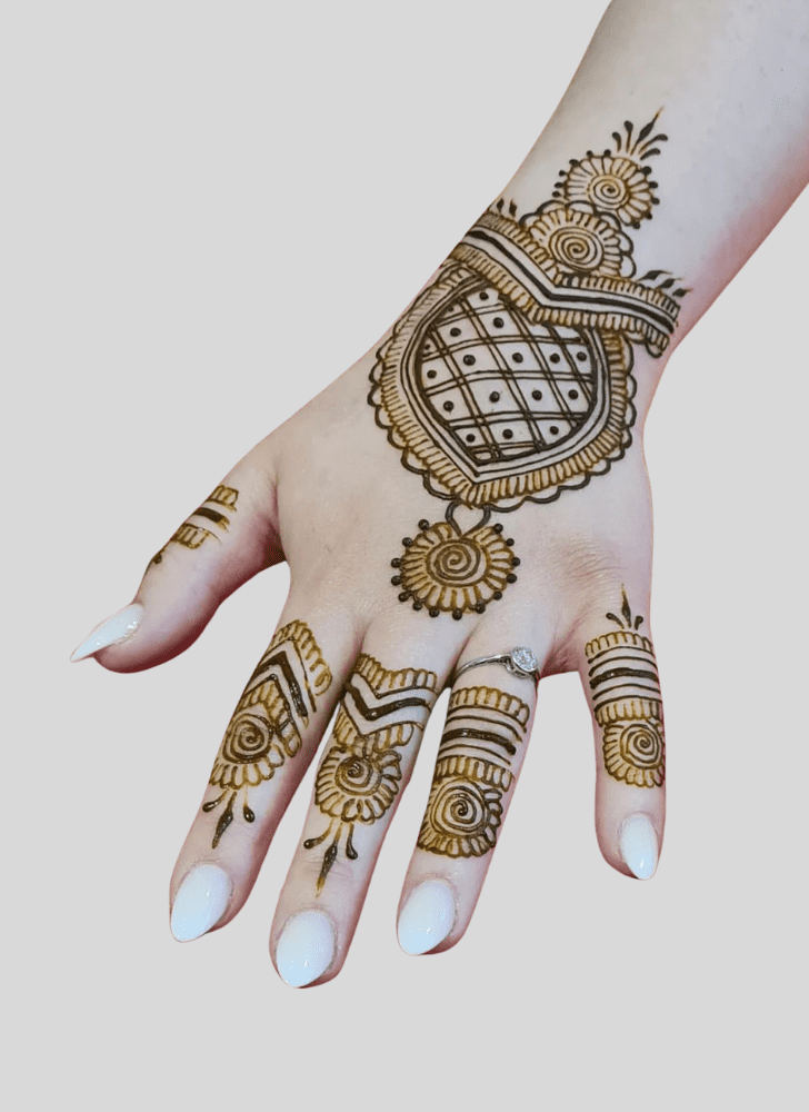 Good Looking Eid Ul Azha Henna Design