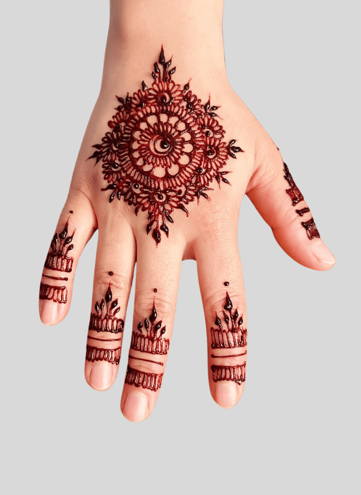 Inviting Eid Ul Azha Henna Design