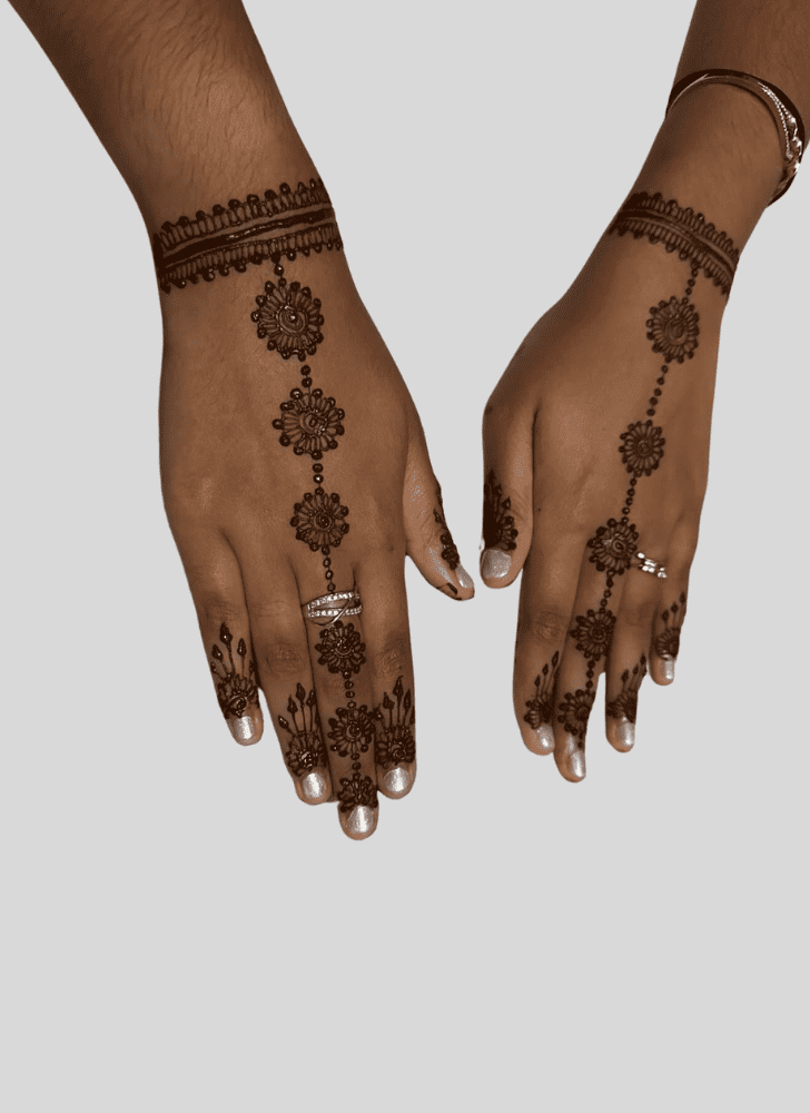 Adorable Eid Ul Fitr Henna Design