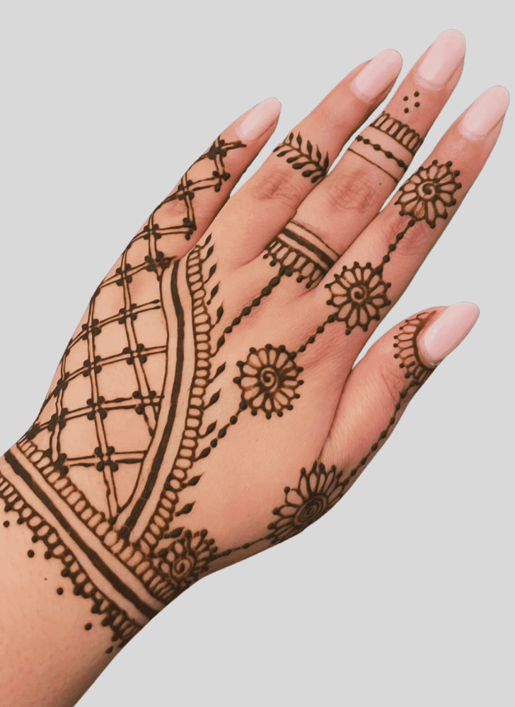 Angelic Eid Ul Fitr Henna Design