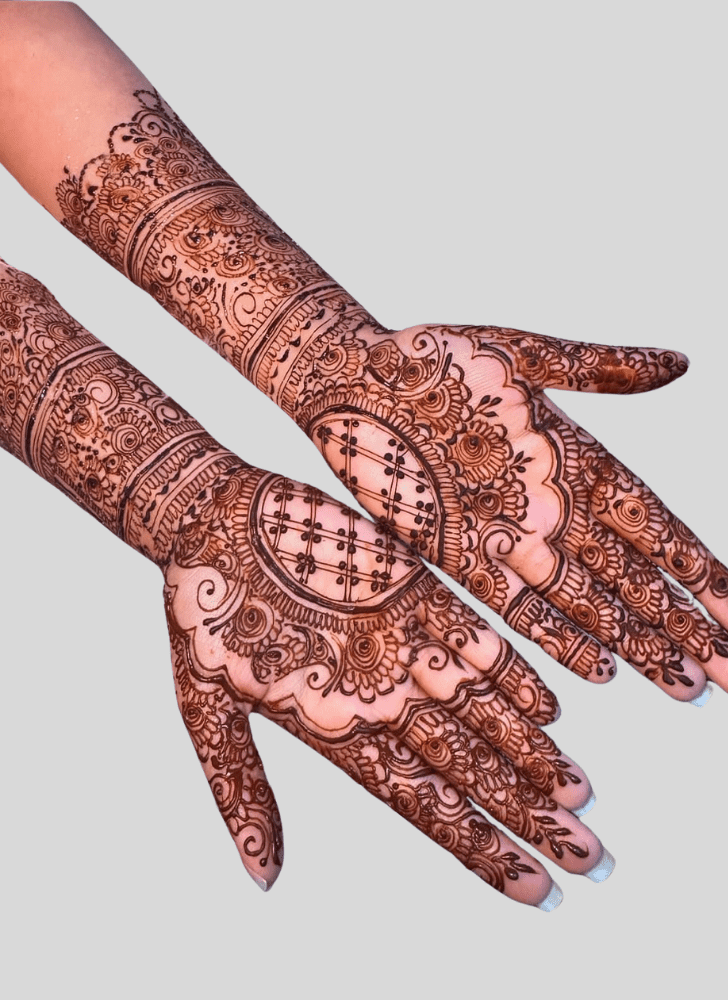 Comely Eid Ul Fitr Henna Design