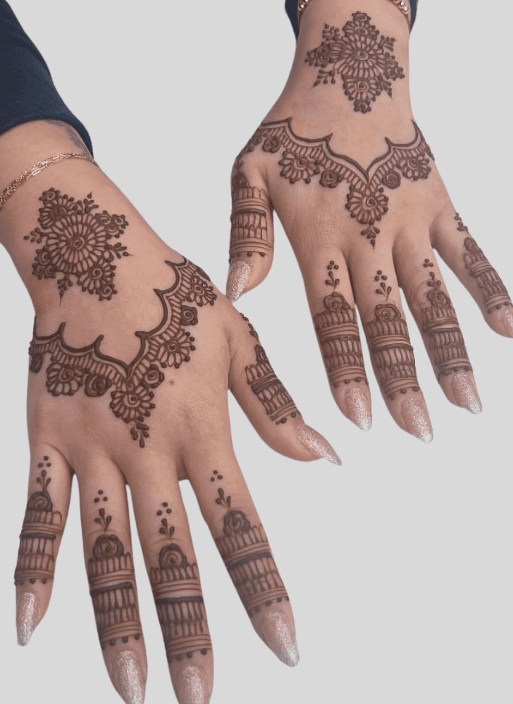 Arm Eid Ul Fitr Henna Design