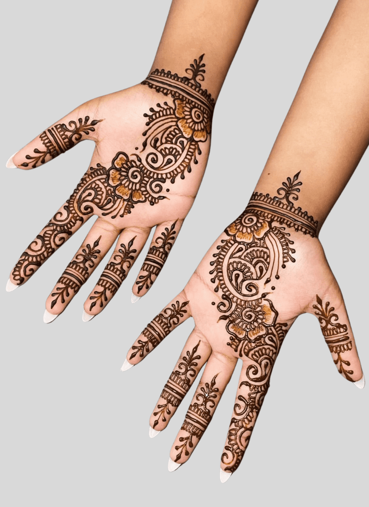 Delightful Eid Ul Fitr Henna Design