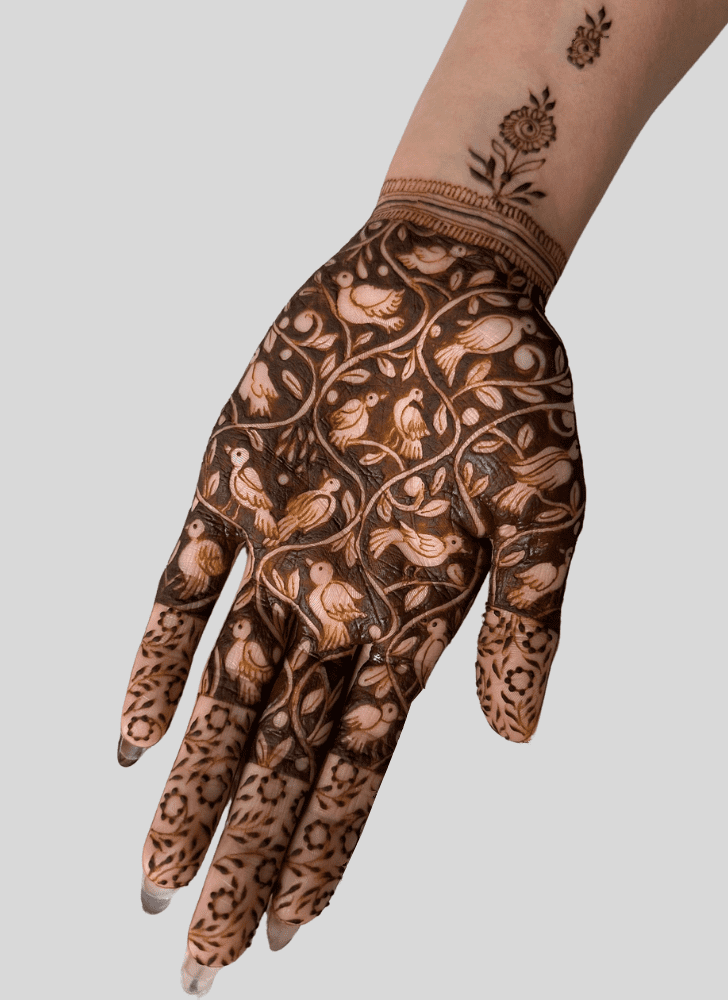 Fine Eid Ul Fitr Henna Design