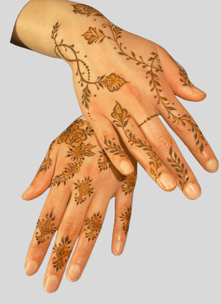 Magnetic Eid Ul Fitr Henna Design