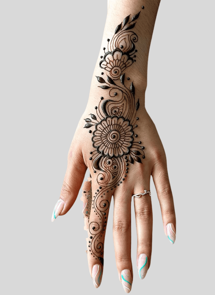Angelic Eid Ul Fitr Henna Design