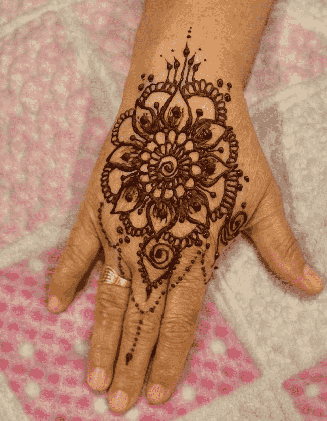 Arm Ekadashi Henna Design