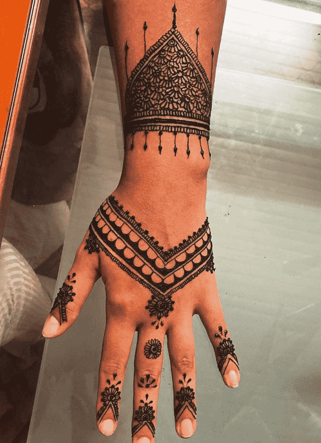 Delightful Ekadashi Henna Design