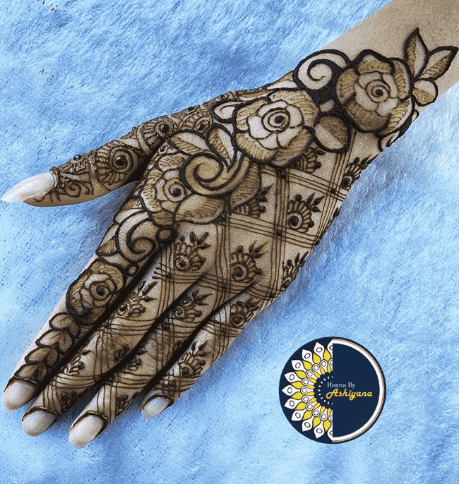 Enthralling Ekadashi Henna Design