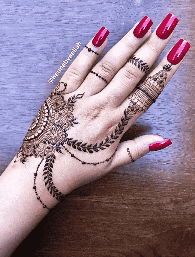 Excellent Ekadashi Henna Design