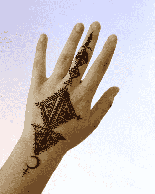 Fair Ekadashi Henna Design