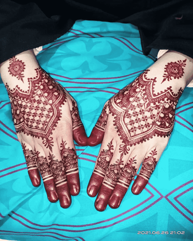 Mesmeric Ekadashi Henna Design