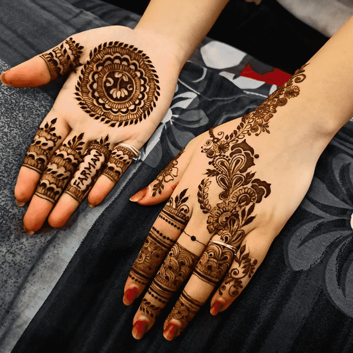 Magnetic Faisalabad Henna Design