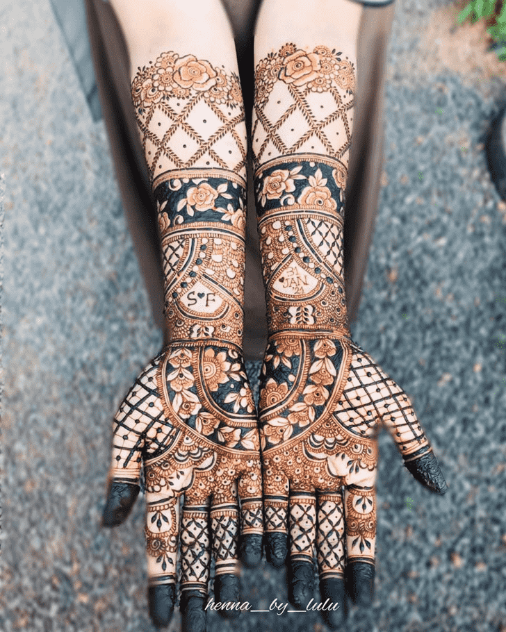 Refined Faisalabad Henna Design