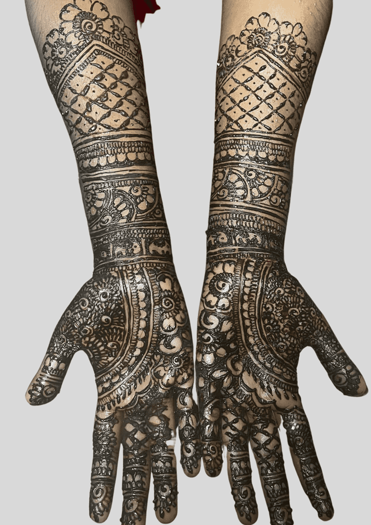 Elegant fancy Henna Design