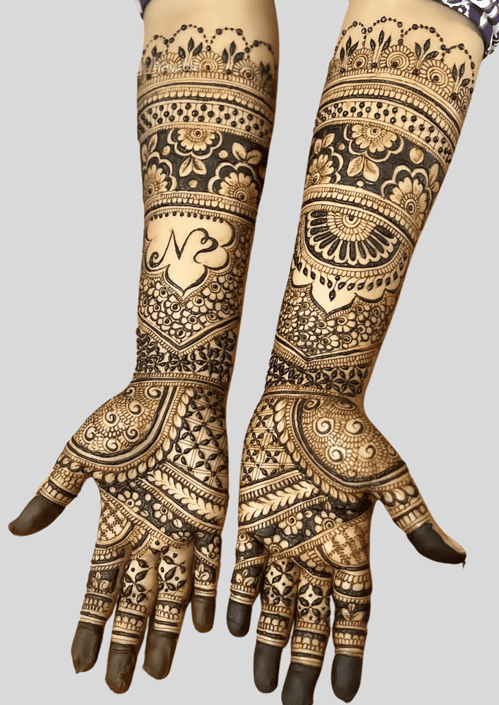 Enthralling fancy Henna Design