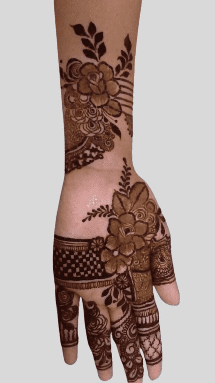 Ideal fancy Henna Design