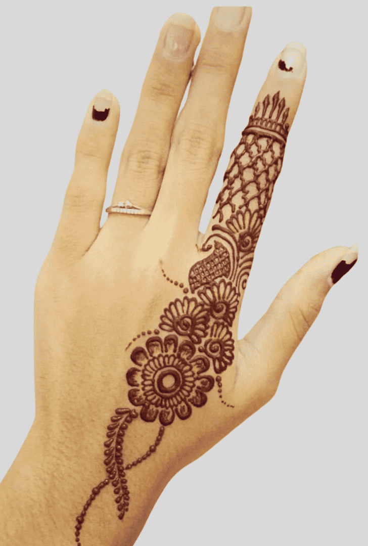 Magnetic fancy Henna Design