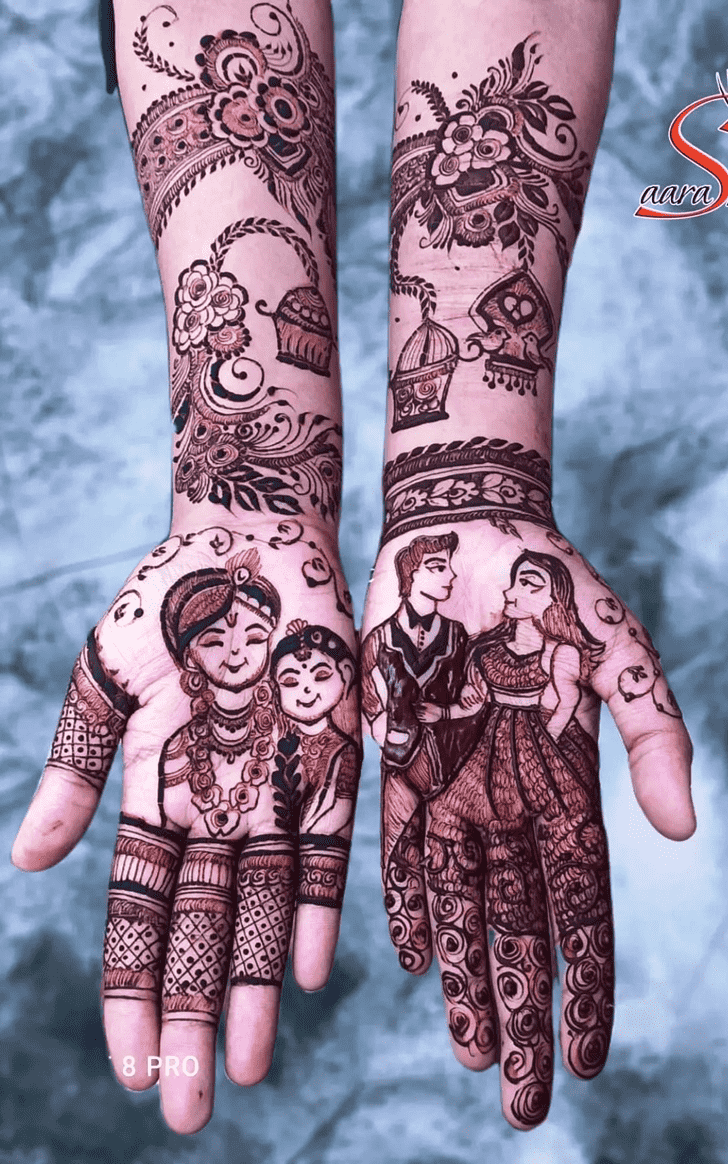 Ideal Fancy Henna Design