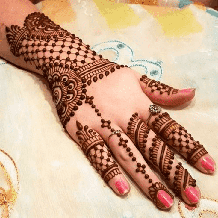 Lovely Fancy Mehndi Design