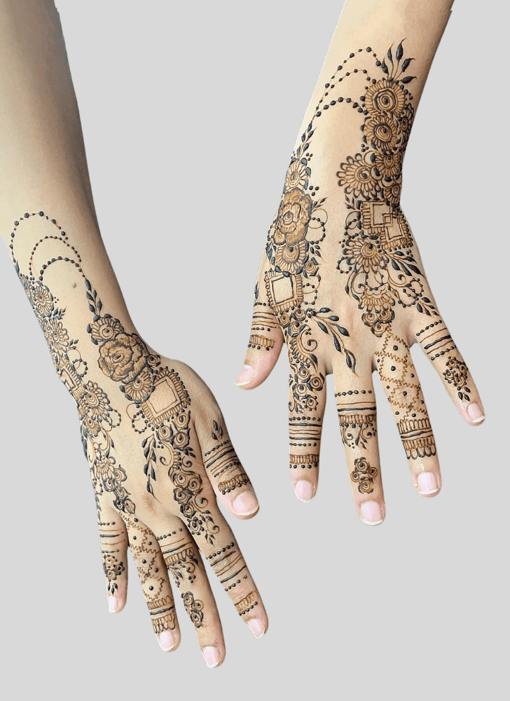 Inviting Fashion Henna Design