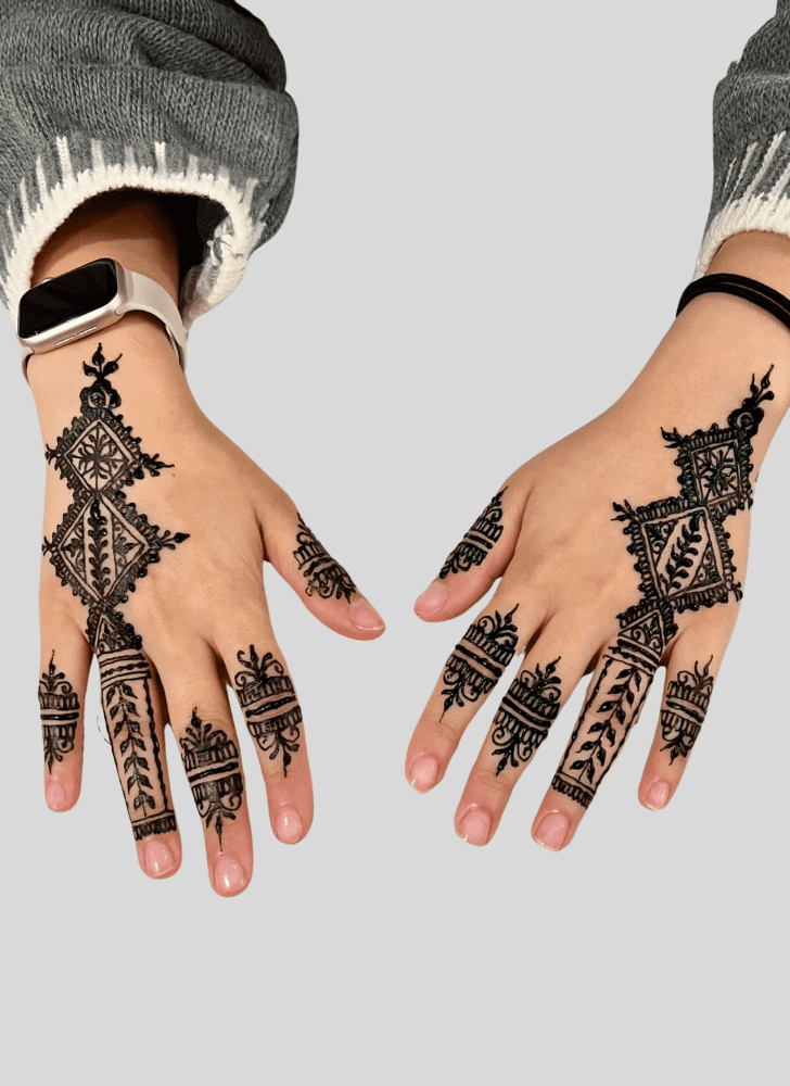 Captivating Festive Henna Design