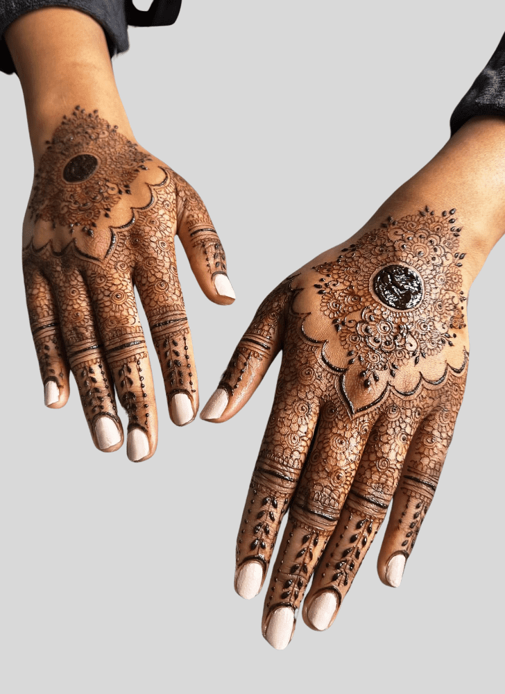 Charming Festive Henna Design