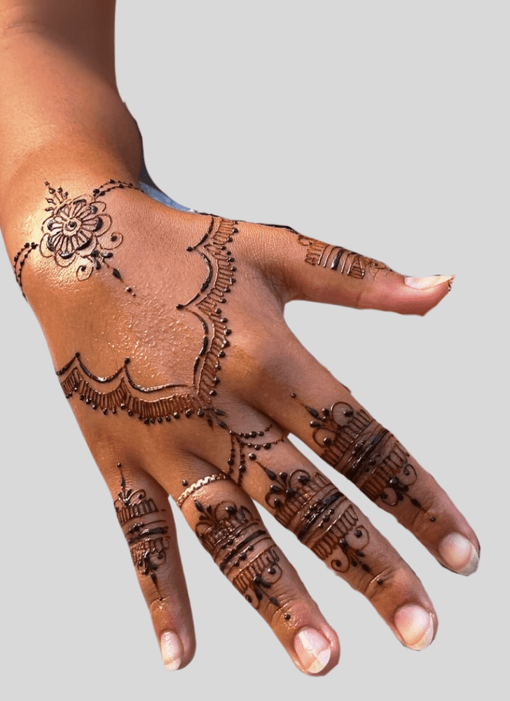 Classy Festive Henna Design