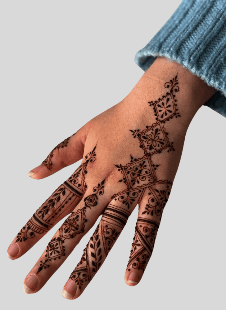 Arm Festive Henna Design